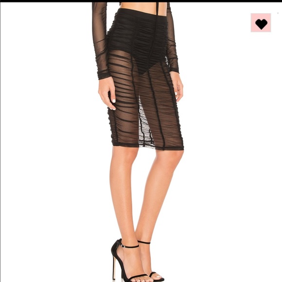 NWT Majorelle sheer skirt - Picture 2 of 6